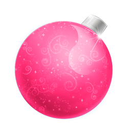 Christmas ball pink