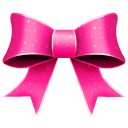 Ribbon pink pattern christmas