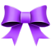 Ribbon purple christmas