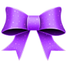 Ribbon purple pattern christmas