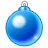 Xmas ball blue