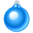 Xmas ball blue