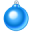 Xmas ball blue