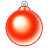 Xmas ball red