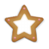 Christmas cookie star