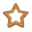 Christmas cookie star