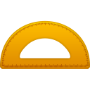 Semicircle ruler