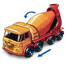 Foden concrete truck with matchbox movement