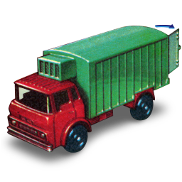 Refrigeration truck with open matchbox door