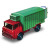 Refrigeration truck with open matchbox door