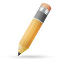 Pencil orange