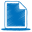 Blue document upload circle