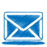 Blue mail face