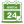 Green calendar cross