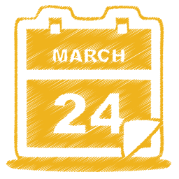 Yellow calendar