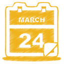 Yellow calendar