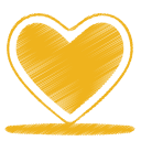 Yellow heart