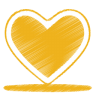 Yellow heart