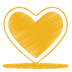 Yellow heart