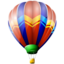 Ballooning air hot balloon