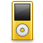 Yellow ipod apple nano