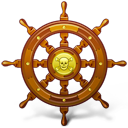 Navigate ship pirate wheel