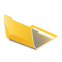 Open folder yellow