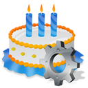 Gear cake birthday