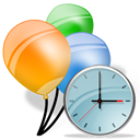 Folder clock