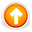 Orb up orange arrow