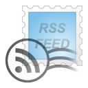 Feed post cyan stamp rss