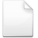 Document file blank paper page