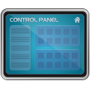 Monitor control panel screen