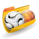 Basket folder sport soccer