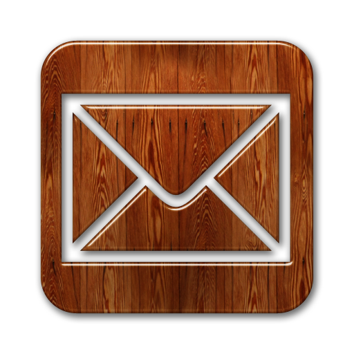 Mail wood envelope