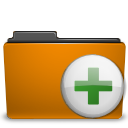 Orange add archive to folder