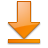 Arrow orange download down