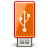 Harddisk orange drive usb