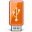 Harddisk orange drive usb