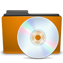 Orange folder cd