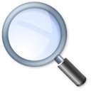 Magnifying glass find zoom search