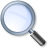 Magnifying glass find zoom search