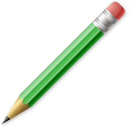 Write & erase edit write pencil