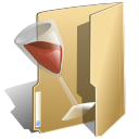 Wine alcohol folder