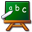 Chalkboard school abc edutainment package learn