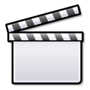 Movie media film clapboard video