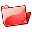 Open folder red