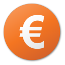 Red currency euro