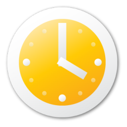 Yellow clock