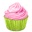 Pinky cupcake